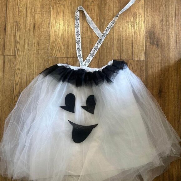 Halloween Costume! Kids tutu ghost costume with headpiece. In original bag. New - Picture 2 of 6